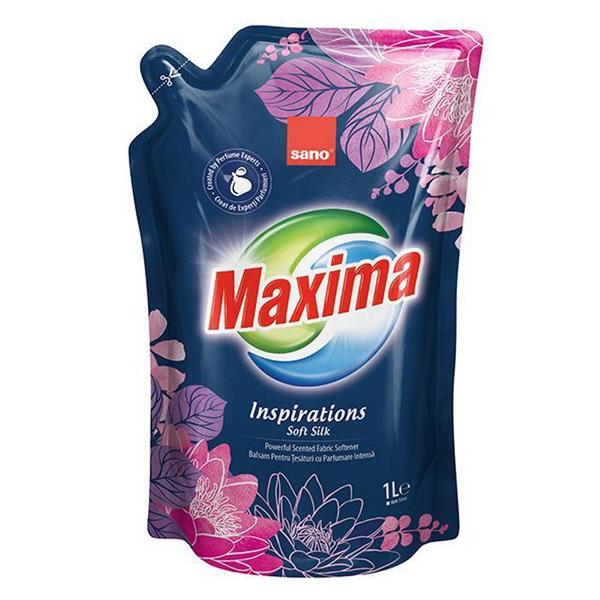 Rezerva Balsam de Rufe Soft Silk – Sano Maxima Inspirations Soft Silk Refill, 1000 ml
