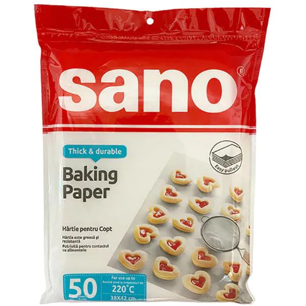 Hartie de copt - sano baking paper, 50 buc