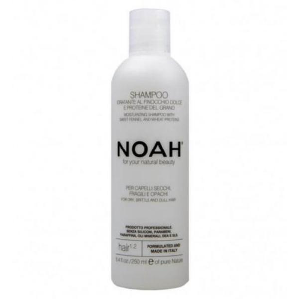Sampon natural hidratant cu fenicul pentru par uscat, fragil si lipsit de stralucire (1.2) Noah, 250 ml esteto.ro