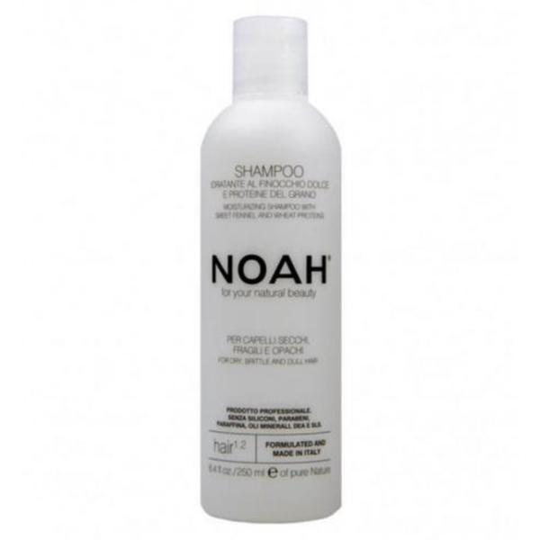 Sampon natural hidratant cu fenicul pentru par uscat, fragil si lipsit de stralucire (1.2) noah, 250 ml