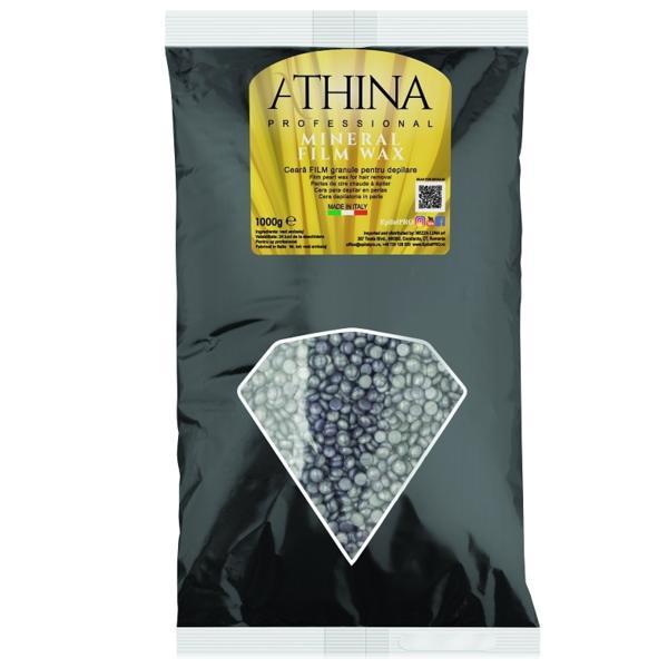 Ceara Athina profesional mineral film wax Silver, 1000g Athina imagine 2022