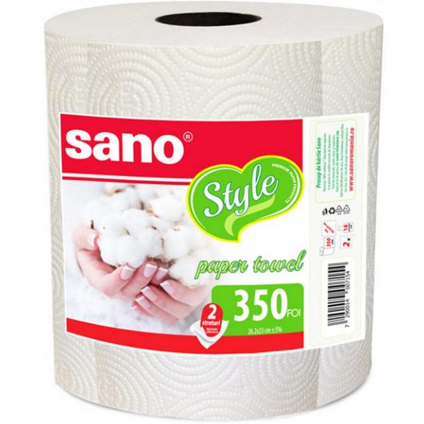 Prosop de Hartie Monorola - Sano Super Style Paper Towel, 350 foi,1 buc