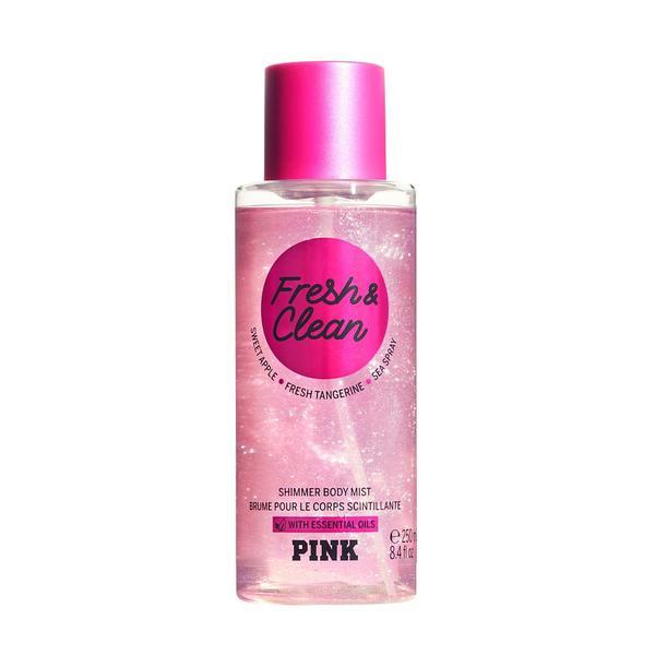 Spray de Corp Cu Sclipici – Fresh and Clean, Victoria's Secret, Pink, 250 ml esteto.ro imagine pret reduceri