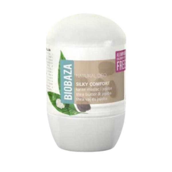 Deodorant natural pentru femei Silky Comfort (shea si jojoba) Biobaza, 50 ml Biobaza imagine noua