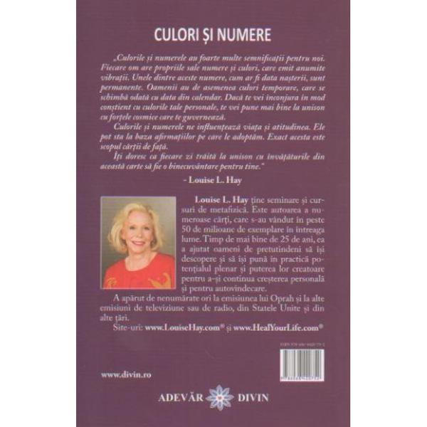 Culori Si Numere - Louise L. Hay, editura Adevar Divin