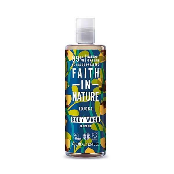 Gel de dus natural, reconfortant, cu jojoba faith in nature 400ml