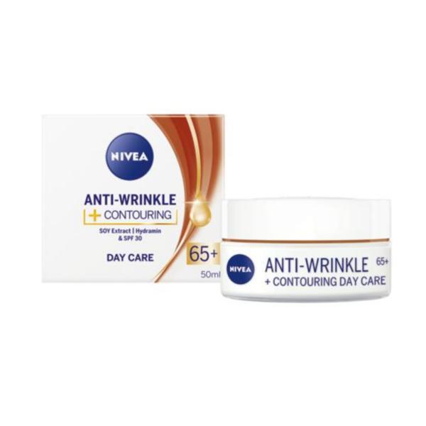 Crema de zi antirid 65+ Nivea Anti-Wrinkle + Contouring 50ml esteto.ro
