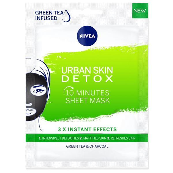 Masca de fata detoxifianta Nivea Urban Skin Detox, 1buc esteto.ro imagine 2022