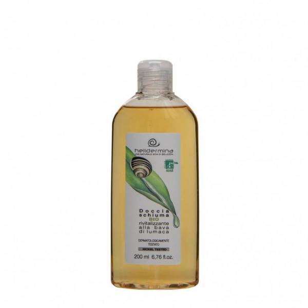 Gel de dus bio cu extract de melc helidermina la dispensa, 200 ml