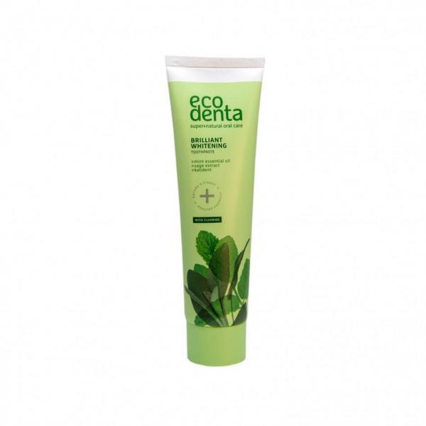 Pasta de dinti pentru albire cu ulei de menta, extract de salvie si kalident ecodenta 100ml
