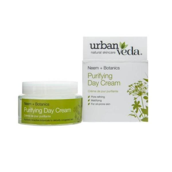 Crema de zi matifianta cu extract de neem organic – ten gras, Purifying Urban Veda, 50 ml esteto.ro