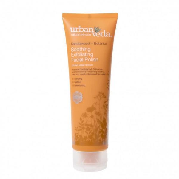 Exfoliant hidratant pentru curatare faciala cu extract de lemn de santal organic – ten sensibil, Soothing Urban Veda, 125 ml esteto.ro imagine noua