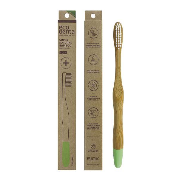 Periuta de dinti din bambus organic ecodenta, soft
