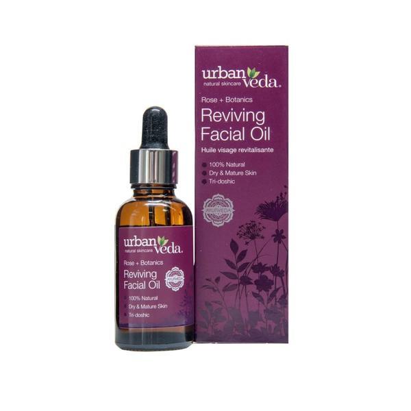 Ulei facial cu ulei de trandafir de damasc organic – ten matur, reviving urban veda, 30 ml