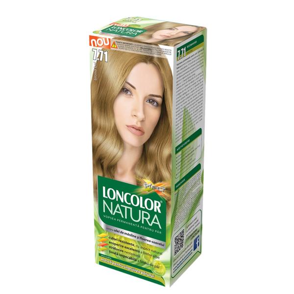 Vopsea Permanenta pentru Par Loncolor Natura, nuanta 7.71 blond bej