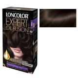 Vopsea de Par Permanenta Fara Amoniac Loncolor Expert Oil Fusion, nuanta 4.0 saten mediu