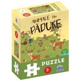 Animale din padure - puzzle 3 ani+