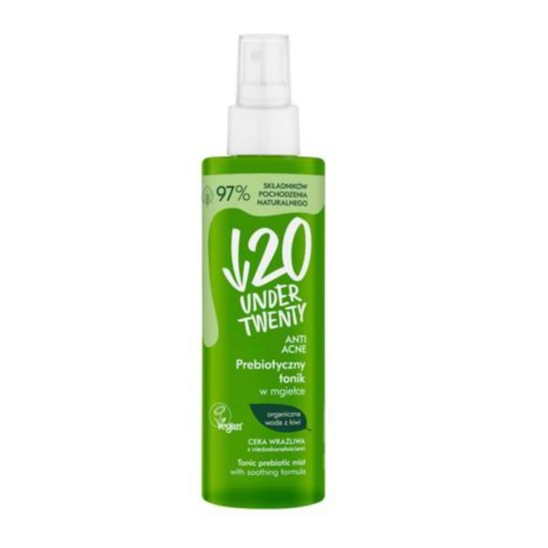 Spray Tonic Under20 cu prebiotic, salvie, brusture si biotina pentru pielea sensibila cu imperfectiuni vizibile, 200ml 200ml imagine noua