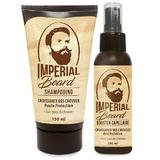 Set cadou pentru cresterea parului Lotiune si Sampon Croissance Cheveaux Imperial Beard, 100ml + 150ml