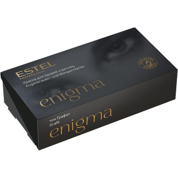Vopsea pentru sprancene si gene Estel Enigma – Grafit, 20*20 ml 2020 imagine noua
