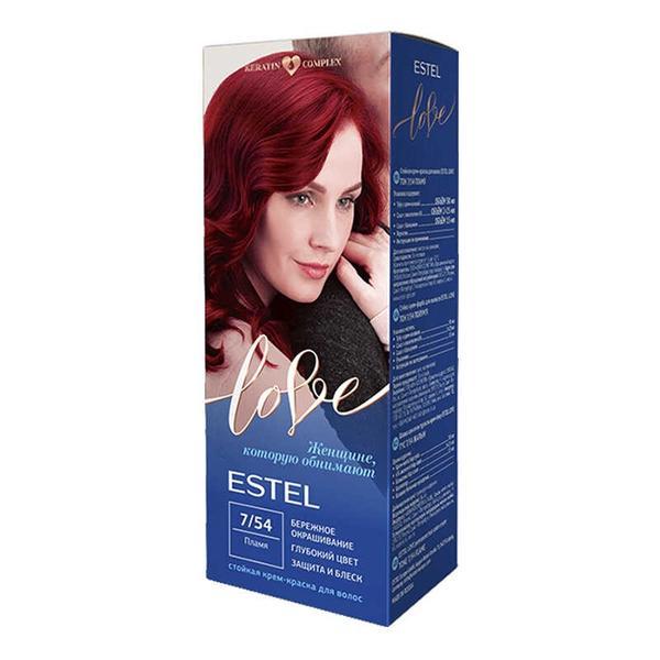 Vopsea-crema permanenta pentru par Estel Love, 7/54 Flacara, 115ml Estel Professional