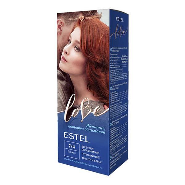 Vopsea-crema permanenta pentru par Estel Love, 7/4 Titian, 115ml Estel Professional