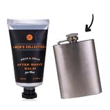set-cadou-barbati-men-s-collection-in-cutie-hartie-kraft-after-shave-balsam-60ml-sticla-otel-inoxidabil-pentru-whiskey-capacitate-120ml-2.jpg