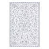 Covor din polipropilena alb gri Ansedonia Decorer 150 cm x 210 cm