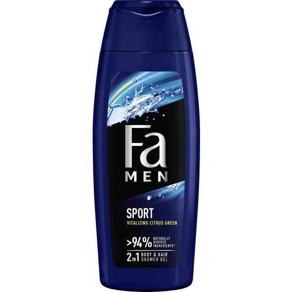 Gel de Dus Sport 2 in 1 pentru Barbati Fa Men, 250 ml