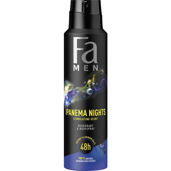 Deodorant Spray pentru Barbati Ipanema Nights 48h Fa Men, 150 ml