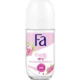 Deodorant Roll-on Antiperspirant Fresh & Dry Peony Sorbet 48h Fa, 50 ml