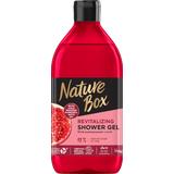 Gel de Dus Revitalizant cu Ulei de Rodie Presat la Rece - Nature Box Revitalizing Shower Gel with Cold Pressed Pomegranate Oil, 385 ml