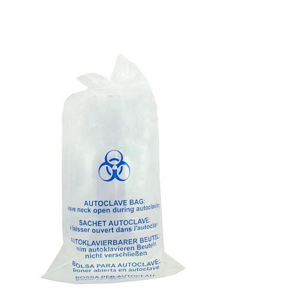 Sac Autoclavabil Transparent – Prima Autoclave Sterilization Clear Bag 27 litri, 20 buc