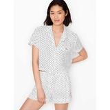 pijama-victoria-s-secret-cotton-cropped-short-pj-set-white-black-dot-marime-m-2.jpg