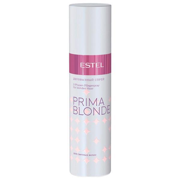 Spray de par bifazic hidratare, anti-rupere, stralucire pentru par blond Estel Prima Blonde, 200 ml 200