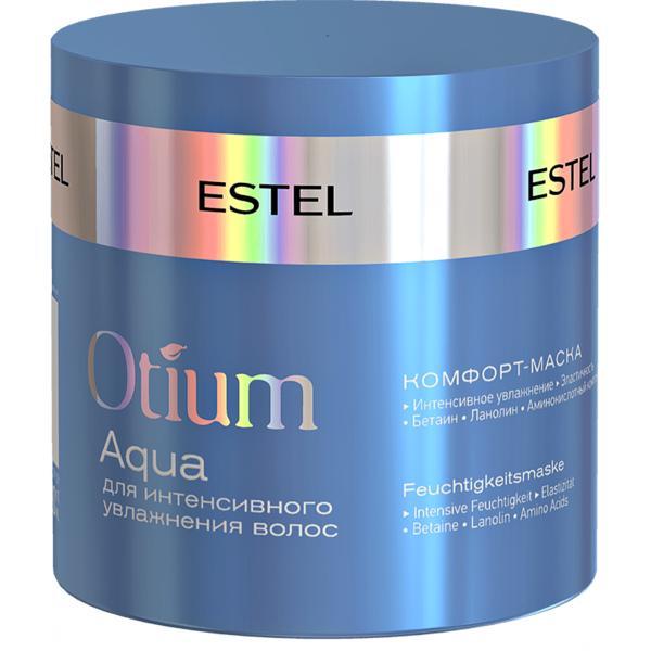 Masca de par cu betaina si proteine de soia pentru hidratare intensa a parului Estel Otium Aqua, 300 ml Estel Professional Estel Professional