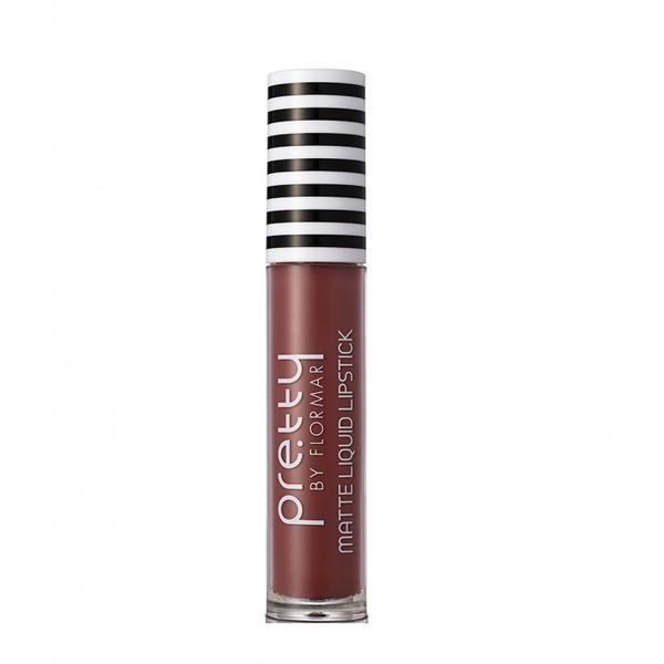 Ruj lichid Pretty by Flormar Matte Rosewood 07, 6.5ml 07 imagine noua