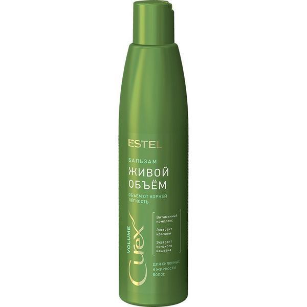 Balsam volum viu pentru par cu tendinte de ingrasare estel curex volume, 250 ml