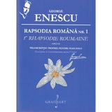 Rapsodia romana nr.1 pentru pian - George Enescu, editura Grafoart
