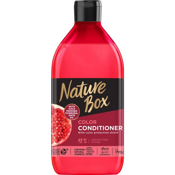 Balsam pentru Par Vopsit cu Ulei de Rodie Presat la Rece – Nature Box Color Conditioner with Cold Pressed Pomegranate Oil, 385 ml esteto.ro