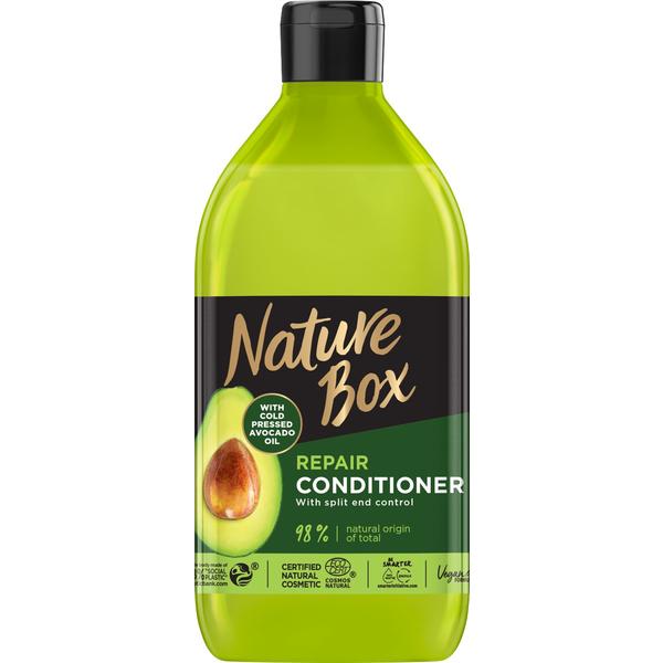 Balsam Reparator pentru Par Deteriorat cu Ulei de Avocado Presat la Rece - Nature Box Repair Conditioner with Cold Pressed Avocado Oil, 385 ml