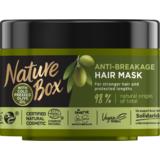 Masca pentru Par Anti-rupere cu Ulei de Masline Presat la Rece - Nature Box Anti-breakage Hair Mask with Cold Pressed Olive Oil, 200 ml