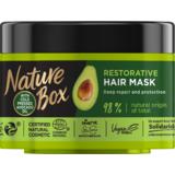 Masca Regeneratoare pentru Par Deteriorat cu Ulei de Avocado Presat la Rece - Nature Box Restorative Hair Mask with Cold Pressed Avocado Oil, 200 ml