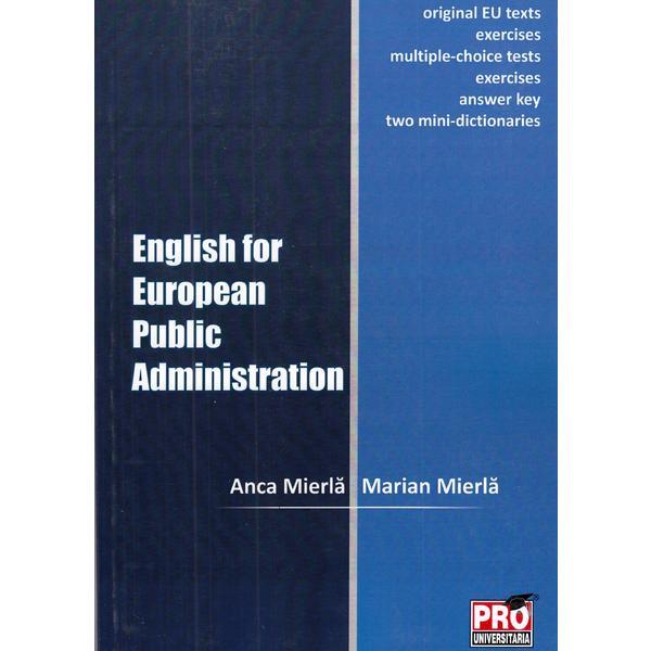 English for european public administration - anca mierla, marian mierla