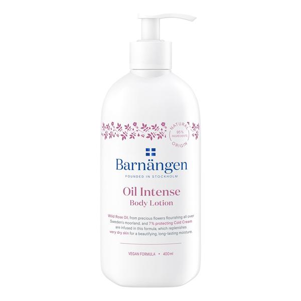 Lotiune de Corp cu Ulei pentru Pielea foarte Uscata – Barnagen Oil Intense Body Lotion for Very Dry Skin, 400 ml Barnangen