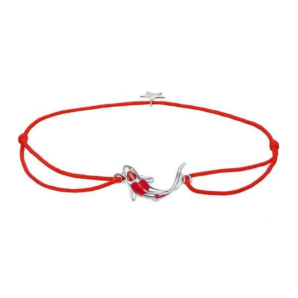 Bratara reglabila din argint 925 lucky fish