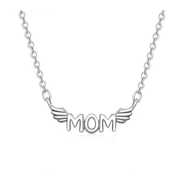 Colier cu lantisor din argint 925 mom silver wings