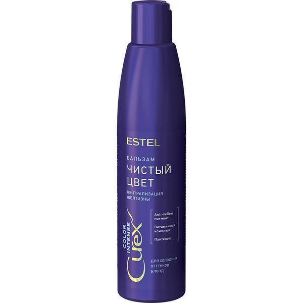 Balsam mov anti-yellow pentru nuantele de par blond rece estel curex color intense, 250 ml