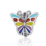 Talisman din argint 925 Colorful Butterfly
