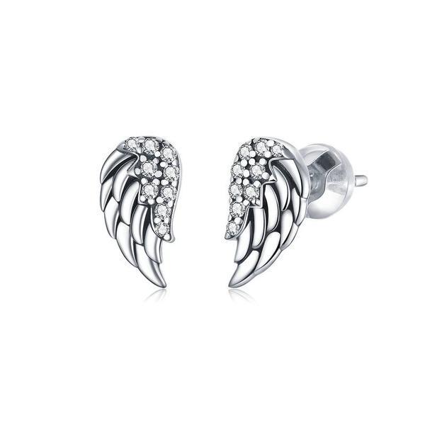 Cercei din argint 925 vintage wings